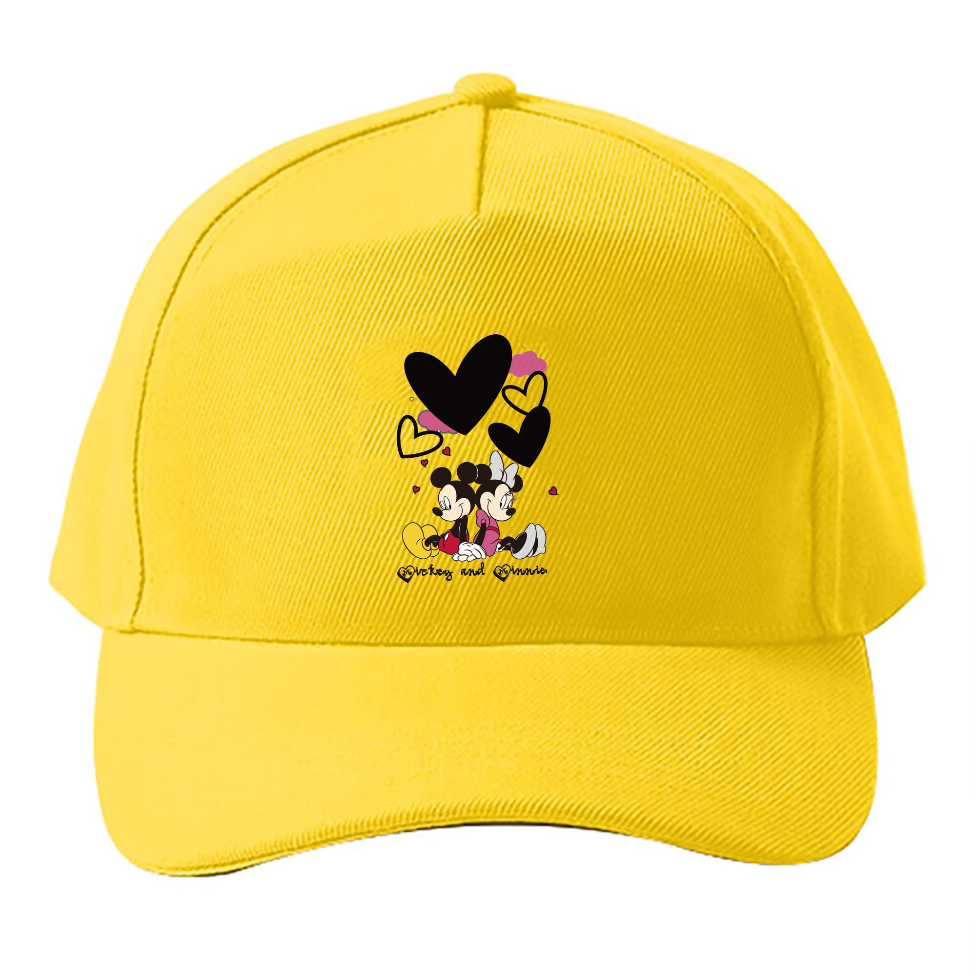 （画像用） ミッキーマウス Mickey Mouse ベースボールキャップ 綿100％ 男女兼用 帽子 スポーツ